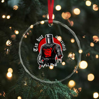 Funny One Arm Knight Medieval Crystal Glass Ornament Tis But A Scratch Classic Dark Humor Parody