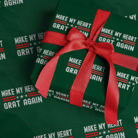Funny Open Heart Surgery Recovery Wrapping Paper Roll Make My Heart Great Again - Wonder Print Shop