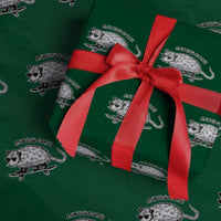 Funny Opossum Meme Wrapping Paper Roll Awesome Possum Cool 90s Retro Vintage Animal Lover
