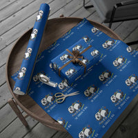 Funny Panda Workout Gift Wrapping Paper Roll The Struggle Is Real