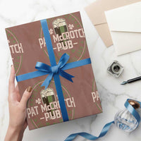 Funny Pat McCrotch Irish Pub Wrapping Paper Roll St Patricks Day Adult Humor Party Drinking