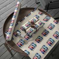 Funny Patriotic Bigfoot Wrapping Paper Roll 250 Years And Still Undiscovered
