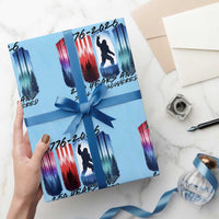 Funny Patriotic Bigfoot Wrapping Paper Roll 250 Years And Still Undiscovered