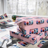 Funny Patriotic Bigfoot Wrapping Paper Roll 250 Years And Still Undiscovered