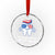 Funny Patriotic Dentist Crystal Glass Ornament Making Teeth Great Again America Oral Health Toothpaste Hair - Wonder Print Shop