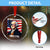 Funny Patriotic Founding Father Crystal Glass Ornament No Kings in America Since 1776 4th of July - Wonder Print Shop