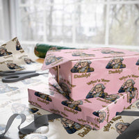 Funny Patriotic George Washington Wrapping Paper Roll Who Is Your Daddy