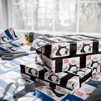 Funny Patriotic Grumpy Frog 250th Anniversary USA Wrapping Paper Roll