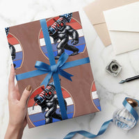 Funny Patriotic Mothman Wrapping Paper Roll West Virginia Cryptid Lover Gift