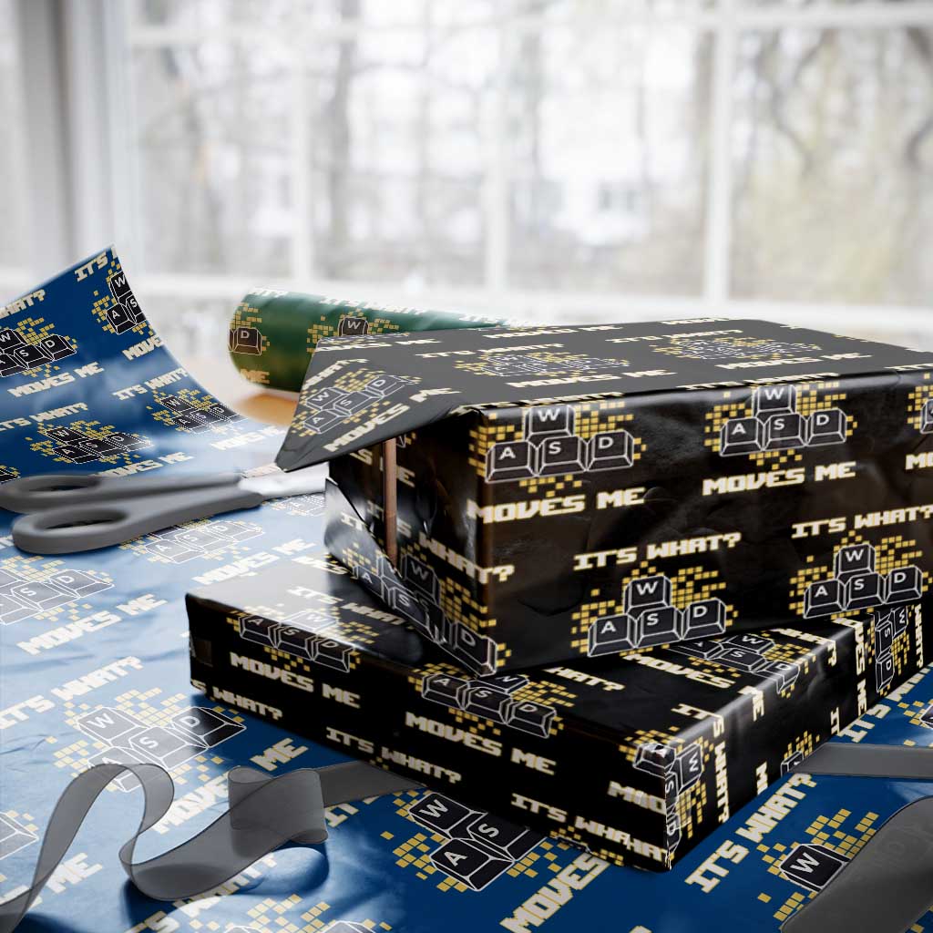 Funny PC Gamer Gaming Wrapping Paper Roll It Is What Moves Me - Wonder Print Shop