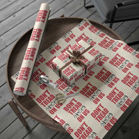 Funny Penguins Resist Protest Wrapping Paper Roll Don't Tread On Us