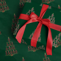 Funny Pesto Christmas Penguin Christmas Tree Wrapping Paper Roll - Wonder Print Shop