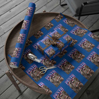 Funny Pesto The Penguin Christmas Wrapping Paper Roll - Wonder Print Shop