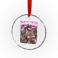 Funny Pesto The Penguin Xmas Crystal Glass Ornament TS11