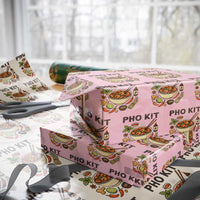 Funny Pho Kit Vietnamese Noodle Pun Wrapping Paper Roll Ramen Pho Lovers Hilarious Foodie Graphic - Wonder Print Shop