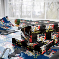 Funny Pi-rate Wrapping Paper Roll Pi Day Math Geek Pirate Lover - Wonder Print Shop