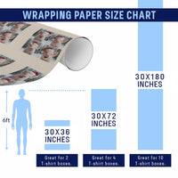 Funny Pig With Santa Hat Photobooth Wrapping Paper Roll Christmas Gift - Wonder Print Shop