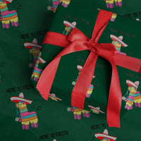 Funny Pinata Mexican Wrapping Paper Roll Here To Fiesta - Wonder Print Shop