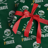 Funny Pirate Pi Cryptocurrency Wrapping Paper Roll Crypto Coins Blockchain Mining - Wonder Print Shop