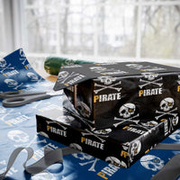 Funny Pirate Pi Cryptocurrency Wrapping Paper Roll Crypto Coins Blockchain Mining - Wonder Print Shop