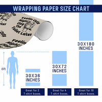 Funny Plumber Frog Gift Wrapping Paper Roll Feeling Cute Might Clog The Toilet Later