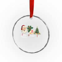 Funny Political Christmas Crystal Glass Ornament Father Christmas December Tree - Wonder Print Shop