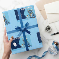 Funny Political Folklore Babe The Blue Ox Wrapping Paper Roll No Ice Please