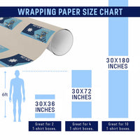 Funny Political Folklore Babe The Blue Ox Wrapping Paper Roll No Ice Please