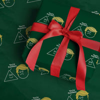 Funny Political Geometry Joke Wrapping Paper Roll Youre Pointless Graphic