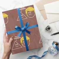 Funny Political Geometry Joke Wrapping Paper Roll Youre Pointless Graphic