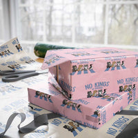 Funny Political No Kings In America Wrapping Paper Roll Gift For Animal Lovers