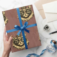 Funny Princess Cat Donut Wrapping Paper Roll This Is An Outrage Donut Gold Cat Lover Gifts