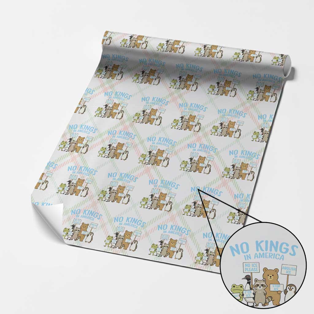 Funny Protest Animals Abolish Ice Wrapping Paper Roll Minneapolis USA Support Gift