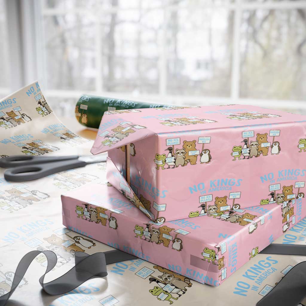 Funny Protest Animals Abolish Ice Wrapping Paper Roll Minneapolis USA Support Gift