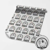 Funny Quiet Quiet Piggy Meme Wrapping Paper Roll Anti Fascist Political Parody Gift - Wonder Print Shop