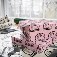 Funny Quiet Quiet Piggy Meme Wrapping Paper Roll Anti Fascist Political Parody Gift - Wonder Print Shop