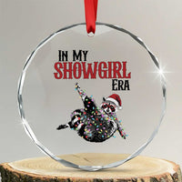 Funny Raccoon Christmas Crystal Glass Ornament In My Costume Era - Wonder Print Shop