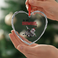 Funny Raccoon Christmas Heart Crystal Glass Ornament In My Costume Era - Wonder Print Shop