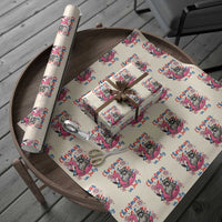 Funny Raccoon Christmas In July 4th of July Wrapping Paper Roll