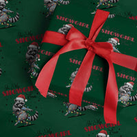 Funny Raccoon Christmas Wrapping Paper Roll In My Costume Era Xmas - Wonder Print Shop