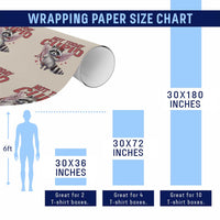 Funny Raccoon Cupid Anti Valentine Wrapping Paper Roll Not Today Cupid