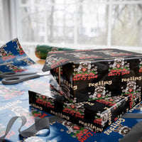 Funny Raccoon Wrapping Paper Roll Feeling Berry Good Eating Strawberries