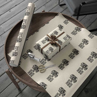 Funny Raccoon Eating Pizza Wrapping Paper Roll Snacks Make Me Nicer