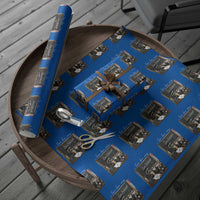 Funny Raccoon Graduation Wrapping Paper Roll I Live Here Now