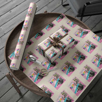 Funny Raccoon Meme Wrapping Paper Roll I Put The Fun In Dysfunctional