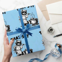 Funny Raccoon Meme Wrapping Paper Roll That Is It You Are Going In The Soup - Wonder Print Shop