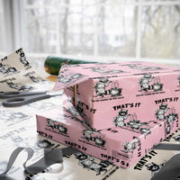 Funny Raccoon Meme Wrapping Paper Roll That Is It You Are Going In The Soup - Wonder Print Shop