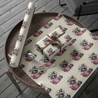 Funny Raccoon Nursing Student Healthcare Gift Wrapping Paper Roll