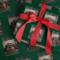 Funny Raccoon School Principal Wrapping Paper Roll Welcom Back To School