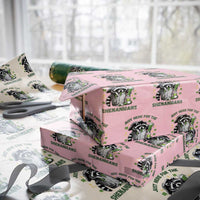 Funny Raccoon St Patricks Day Meme Wrapping Paper Roll Trash Panda Just Here For The Shenanigans